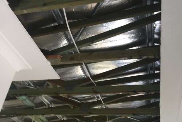Ceiling space mould free